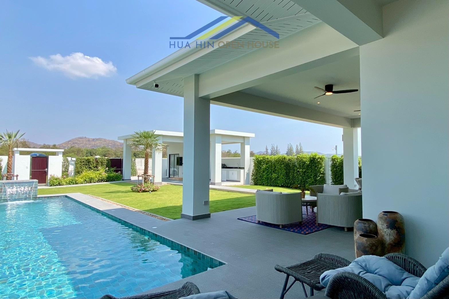 Modern Energy-Efficient Pool Villa for Sale in Hin Lek Fai, Hua Hin