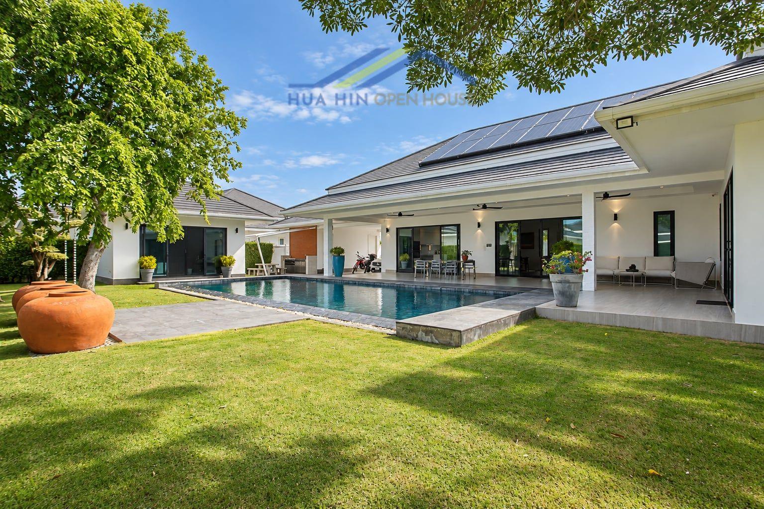 Luxury 4-Bedroom Pool Villa with Guest House at The Clouds, Hua Hin