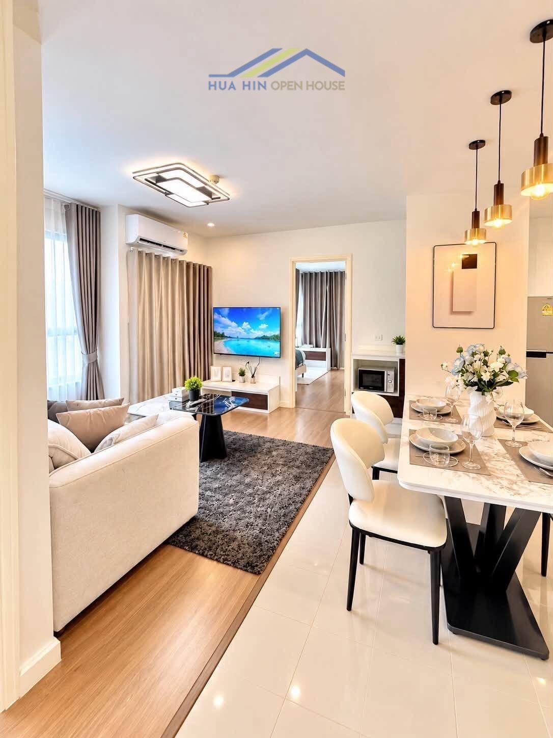 Elegant 2-Bedroom Condo with Mountain Views at Baan Koo Kiang Hua Hin