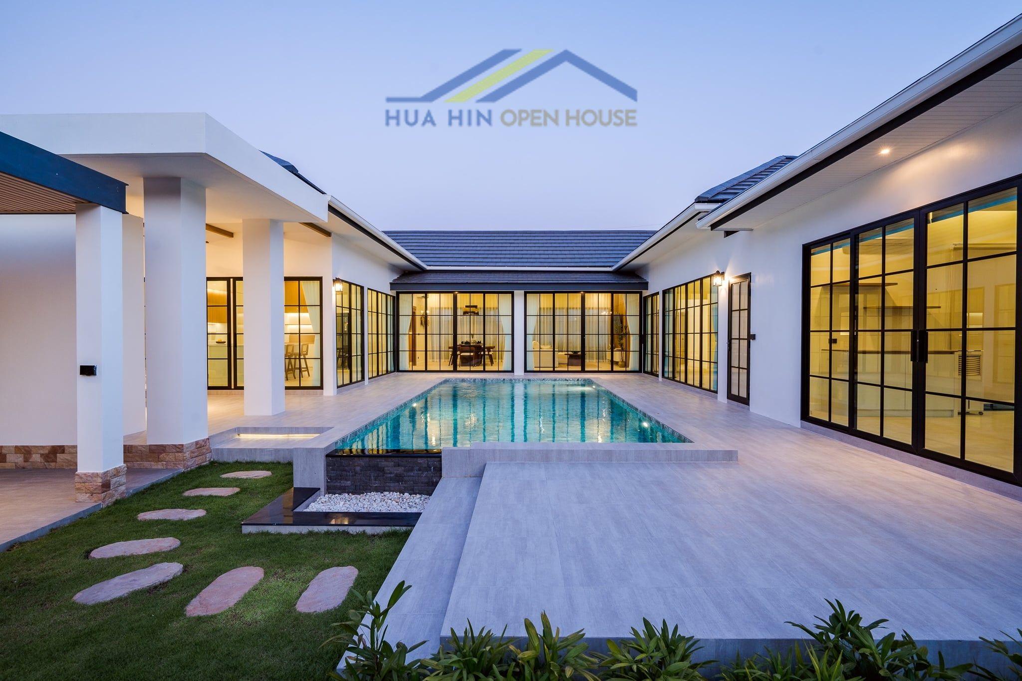 Modern Courtyard Pool Villa for Sale in Hua Hin Soi 88 | From THB 8.9 Million