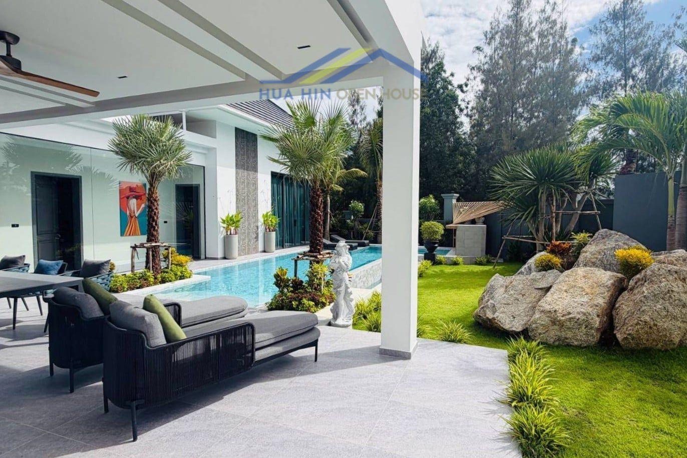 Luxury Pool Villa for Rent with Solar Power in Wang Pong, Hua Hin