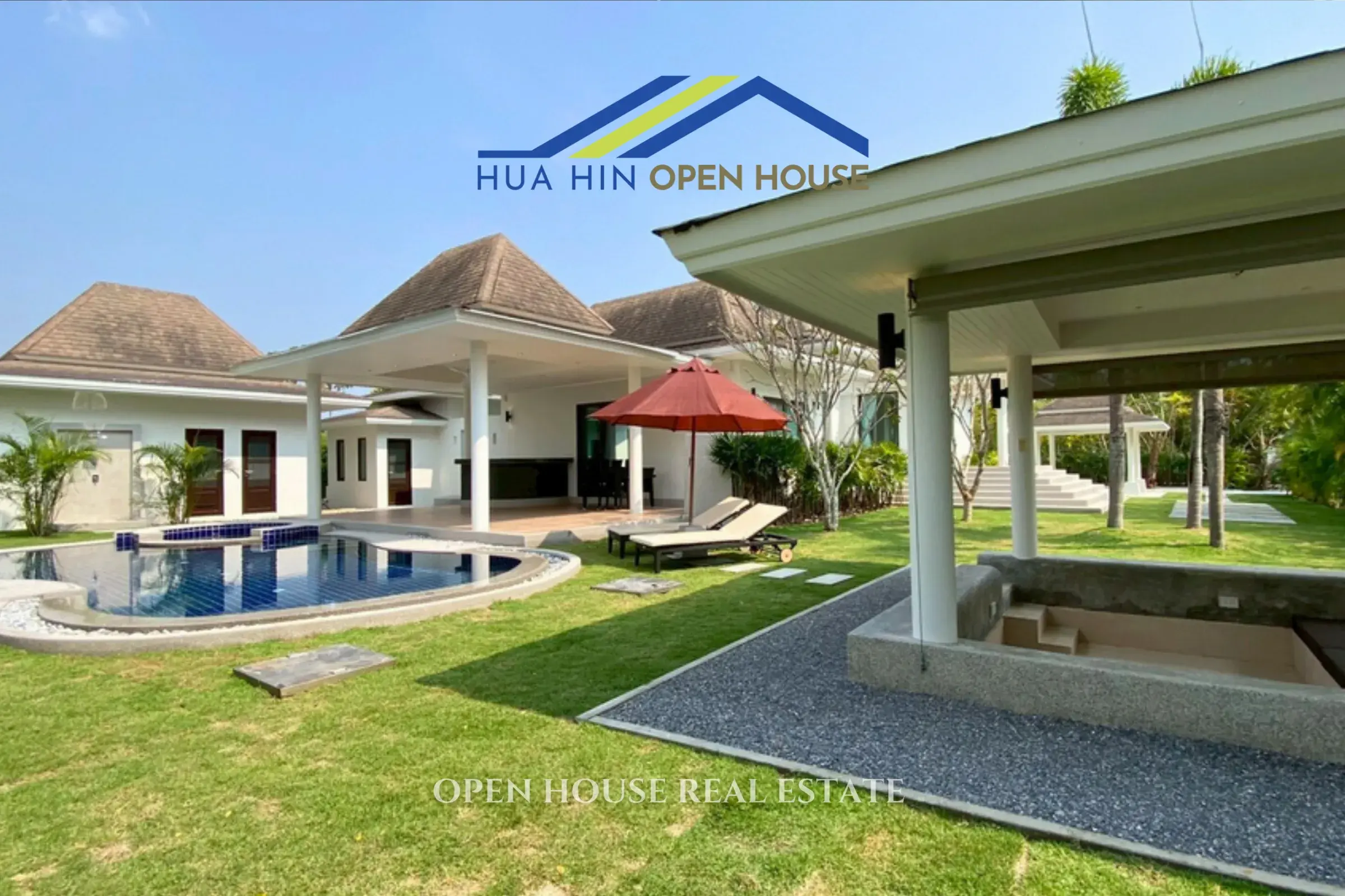 Resort-Style Pool Villa on 1,080 sqm at Grove Residences, Hin Lek Fai